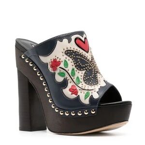 New SOPHIA WEBSTER Shelby Platform Mules $1,554 39